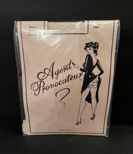 Vintage Agent Provocateur "PINK" Fishnet with Lycra Stockings SIZE A