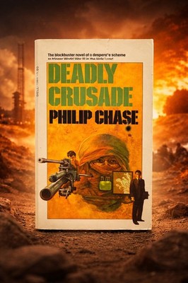 Deadly Crusade Philip Chase 1976 Dell PB First Printing Cold War Thriller