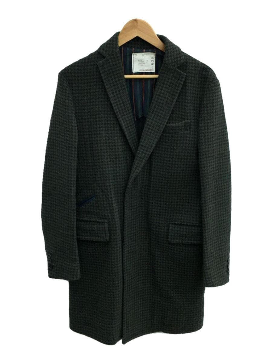 ALTRA Cappotto Sacai Altro Chester 1 Lana Verde Glen CK 14 00639M