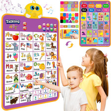 Alphabet Wall Chart, Talking ABC, Music Poster, Kids Learning Toys for Toddlers