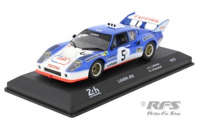 Ligier JS2 24h Le Mans 1975 Lafosse Chasseuil 1:43 Altaya IXO