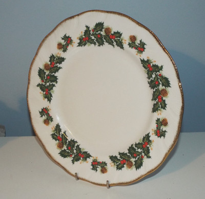 Queens Rosina Yuletide Fine Bone China 10,5'' (27cm) Speiseteller.