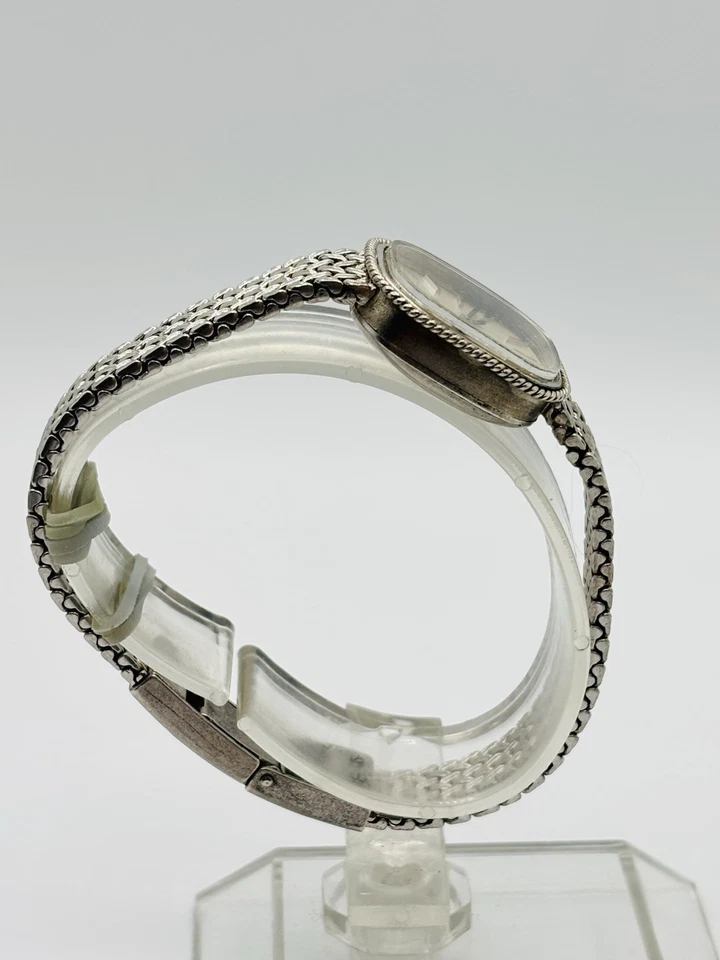 Reloj Mecánico Suizo ROAMER Vintage Plata de Ley 925 17 Joyas Foto 3 de 4