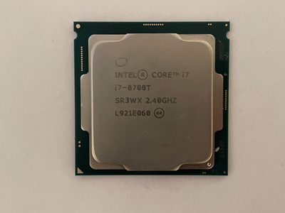 Intel Core i7-8700T SR3WX 2.40GHz 35W LGA 1151 Coffee Lake Desktop CPU Processor