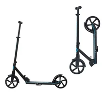 Foldable Kick Scooter Adjustable Scooter 220LBS for Age 8+ Kids, Teens, Adults