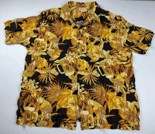 Panama Jack Button Up Short Sleeve Hawaiian Shirt Mens XXL Parrot Beer Margarita