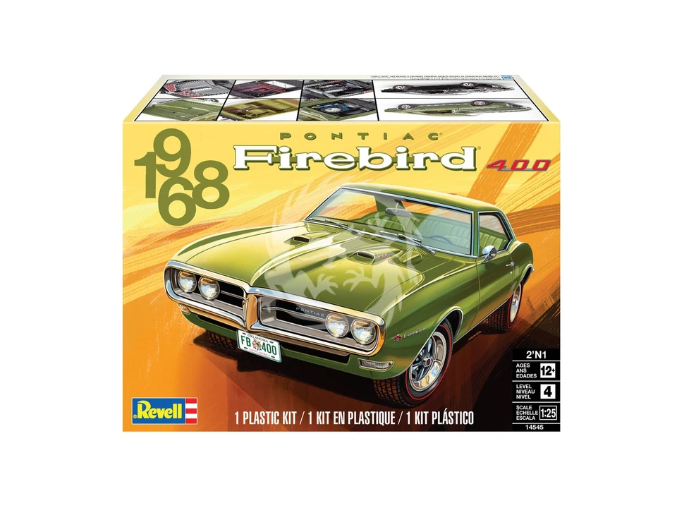 1968 Pontiac Firebird 400 - Revell 14545 lub 85-4545 skala 1/25 - Immagine 2 di 4