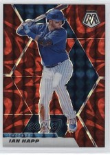 2021 Panini Mosaic Reactive Red Mosaic Prizm Ian Happ #38 1fa0