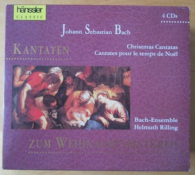 Bach Kantaten zum Weihnachtsfestkreis 4 CD Set Helmuth Rilling Bach-Ensemble