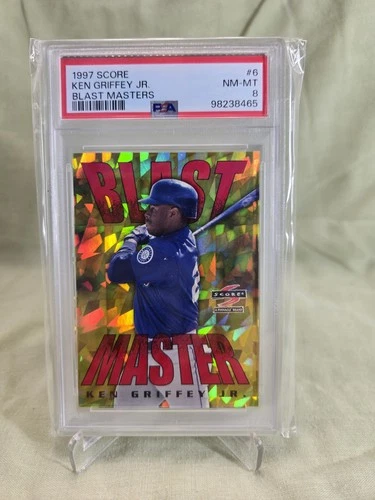 1997 Score Ken Griffey Jr Blast Master PSA 8 Free Shipping HOF