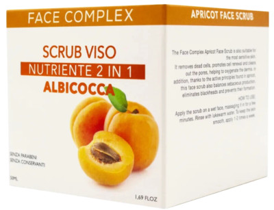 FACE COMPLEX NOURISHING FACE SCRUB 2IN1 APRICOT IDEAL SENSITIVE SKIN 50ML