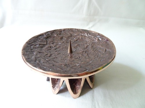 Kerzenständer Messing oder Bronze ? massiv 1700 gr /I - Bild 6 von 8