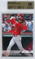 2018 TOPPS NOW MLB #553 SHOHEI OHTANI ROOKIE CARD - BGS PRISTINE 10