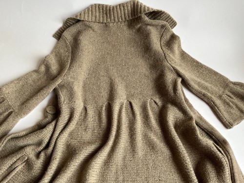 Allude Strickmantel Strickjacke Jacke Cardigan Mantel Wolle Kaschmir Gr. M - Bild 11 von 14