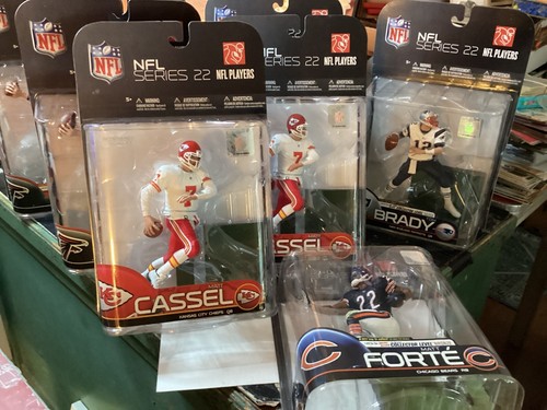 FUNDA 8 FIGURAS MCFARLANE TOYS NFL SERIE 22 SURTIDO BRADY RYAN FORTE CASSEL - Imagen 1 de 10