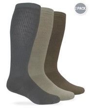 Jefferies Socks Unisex Merino Wool Military Combat Boot Socks 2 Pair Pack