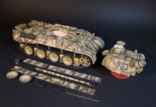 JOHN JENKINS WW2 GERMAN GA-43 GERMAN PANTHER AUSF. D 733 TANK SET - Picture 8 of 8