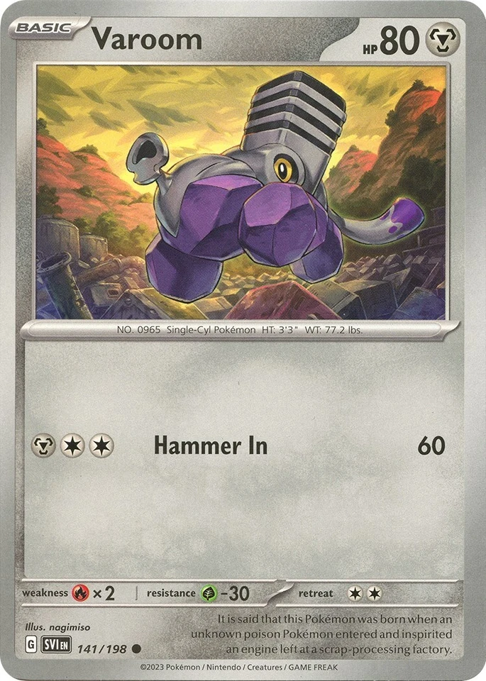 Varoom 141/198 SV01: Scarlet & Violet Base Set