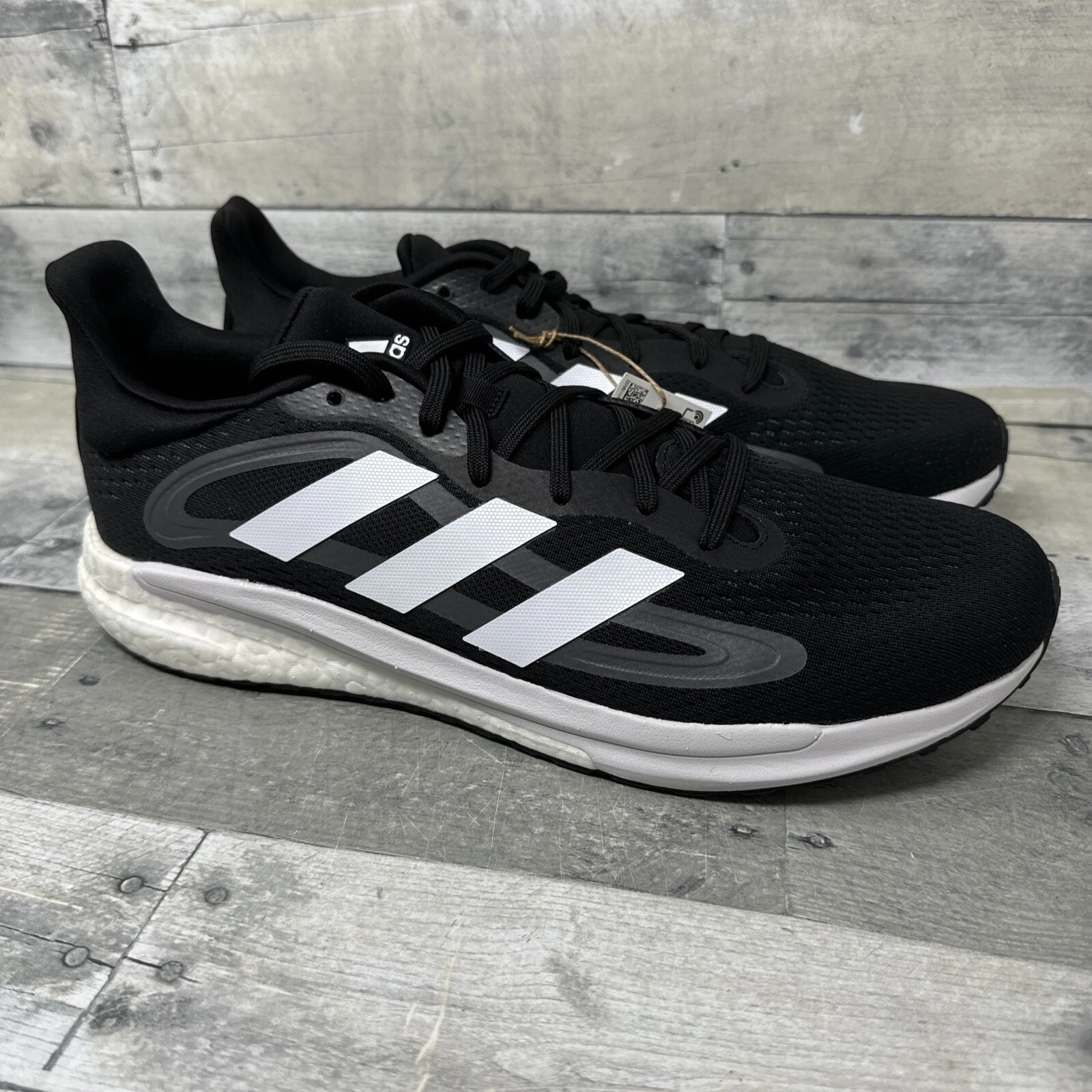Scarpe da corsa Adidas Solar Glide 4 Primegreen nero bianco S42558 uomo taglia 12 5