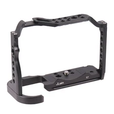 JLWIN Tripod Camera Cage Cold Shoe Stabilizer for Canon EOS R7 Mirrorless Camera