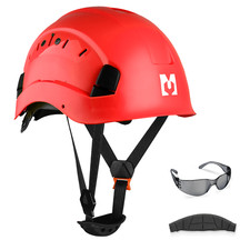 Mustbau EN 397 Hard Hats Construction Safety Helmet  Safety Glasses 53-63cm