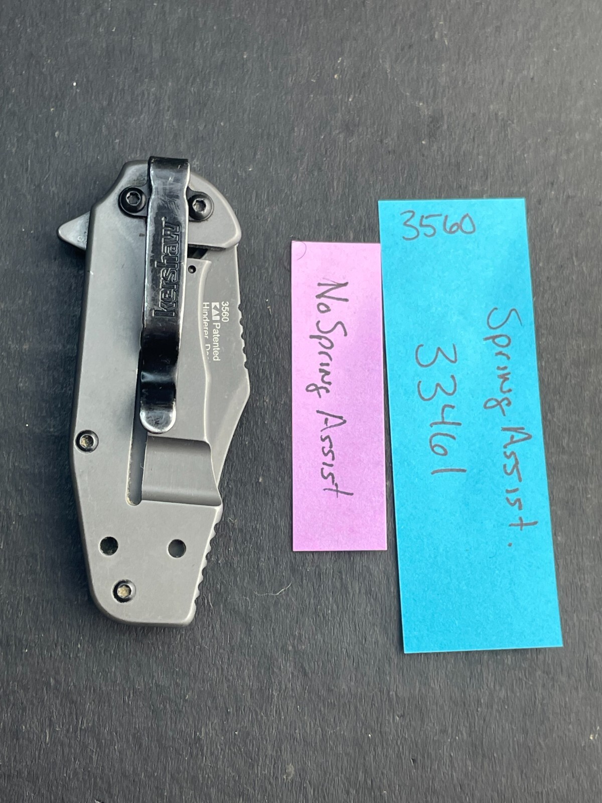 Kershaw 3560 Ember Hinderer Designed Knife - Parts/Repair