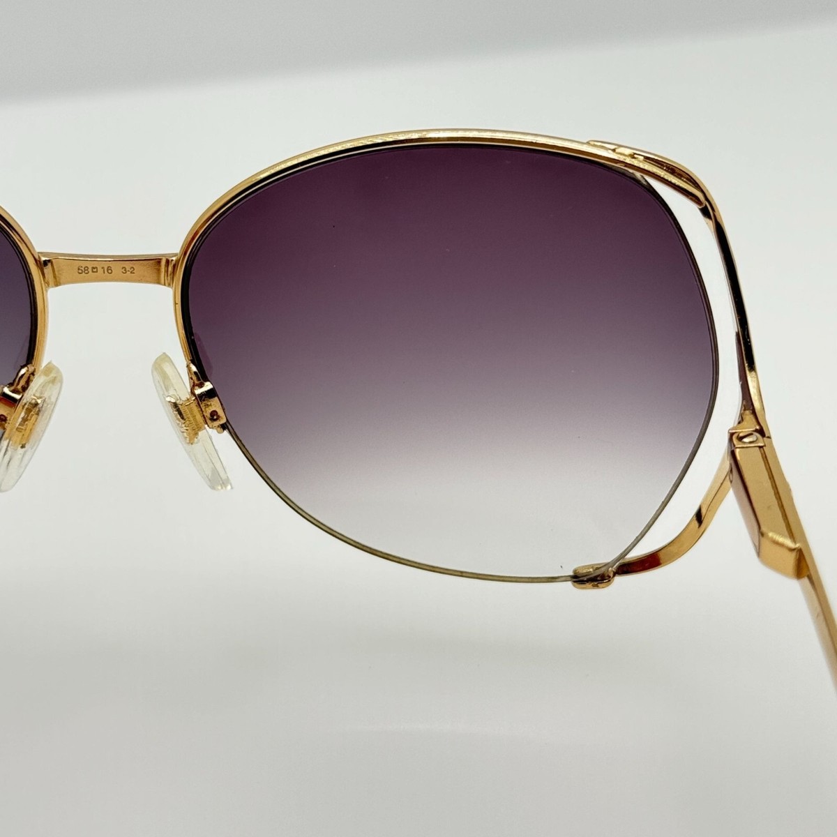 Gucci Sunglasses GG 2208 58-16-130 Vintage Retro Butterfly  display picture 2