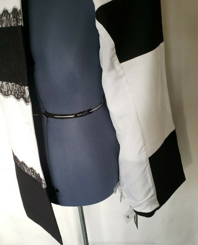 KARL LAGERFELD WOMEN TWEED BUTTON FRONT TOPPER SUITS, SIZE 10, $179 - Picture 8 of 9
