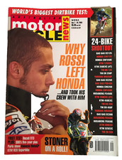 Australian Motor Cycle News Magazine Nov 2003 Vol. 53 No. 9 Poster Inside
