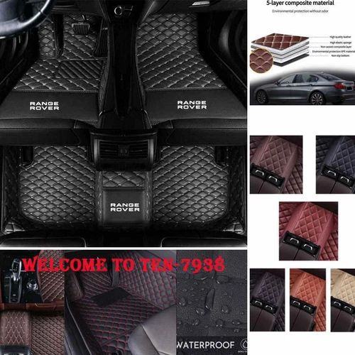 For Land Rover Range Rover Car Floor Mats All Weather Custom Auto Carpet Liners - Imagen 15 de 40