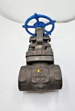 Velan S05-2074B-02TY-W410 1" Forged Steel 800# Socket Weld Globe Valve  A105N