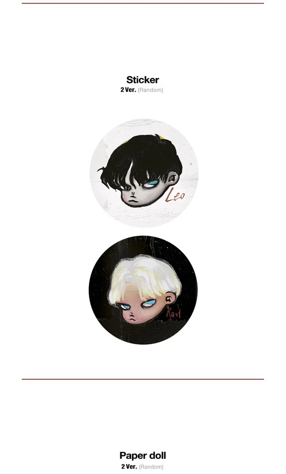 VIXX LR [BEAUTIFUL LIAR] 1er Mini Álbum CD + Tarjeta Fotográfica + Pegatina + Papel K-POP SELLADO Foto 4 de 4