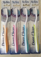 Xylin Deep Clean Toothbrushes Nano Silver Bri...