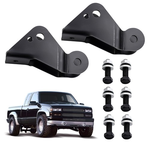 Lowering Kit Rear Drop Shock Extensions 3'' to 5'' For GMC C1500 1988-1998 2WD - Picture 2 of 10