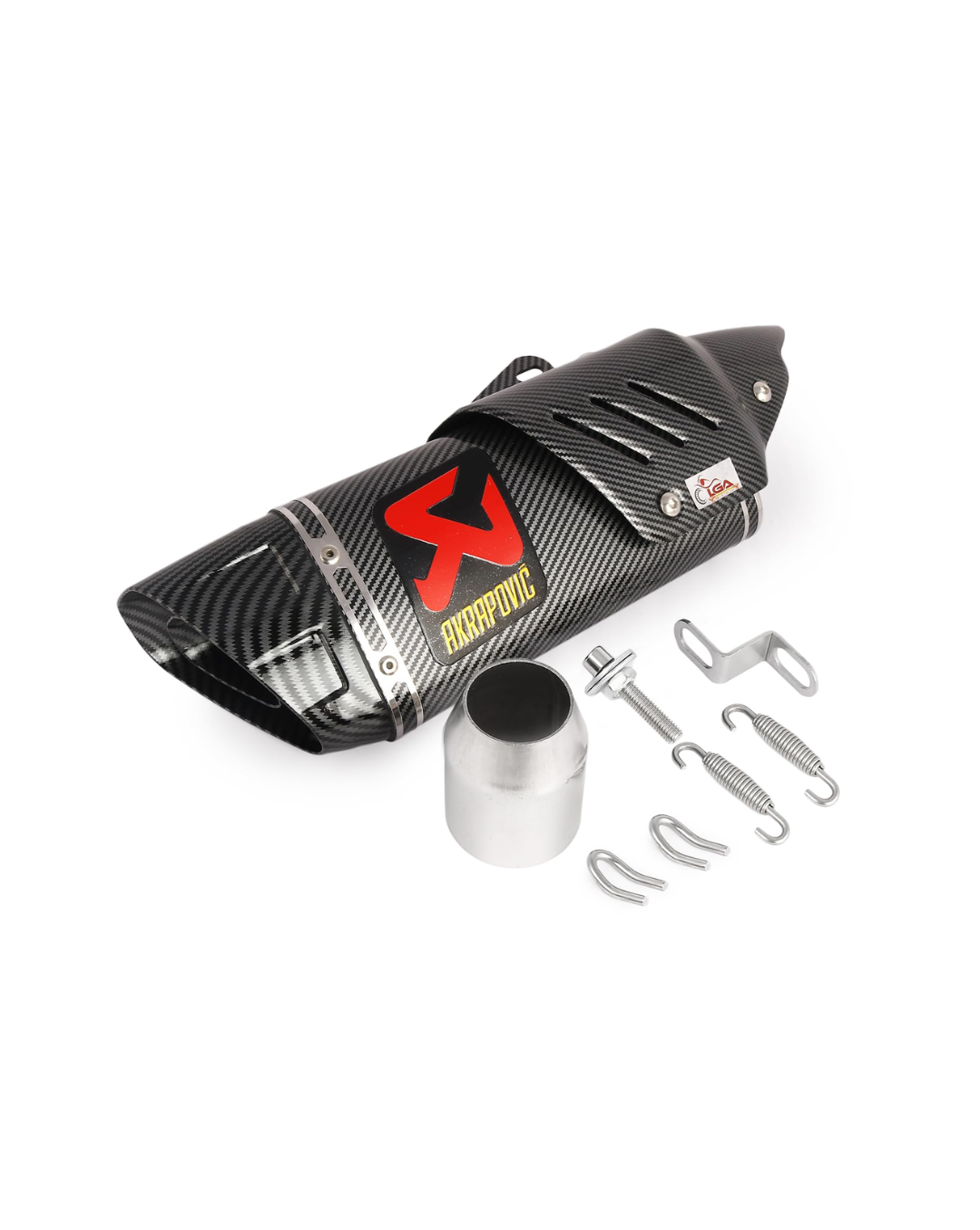 Akrapovic Carbon Sports Silencer Universal Fit Motorcycle Exhaust Muffler Pipe
