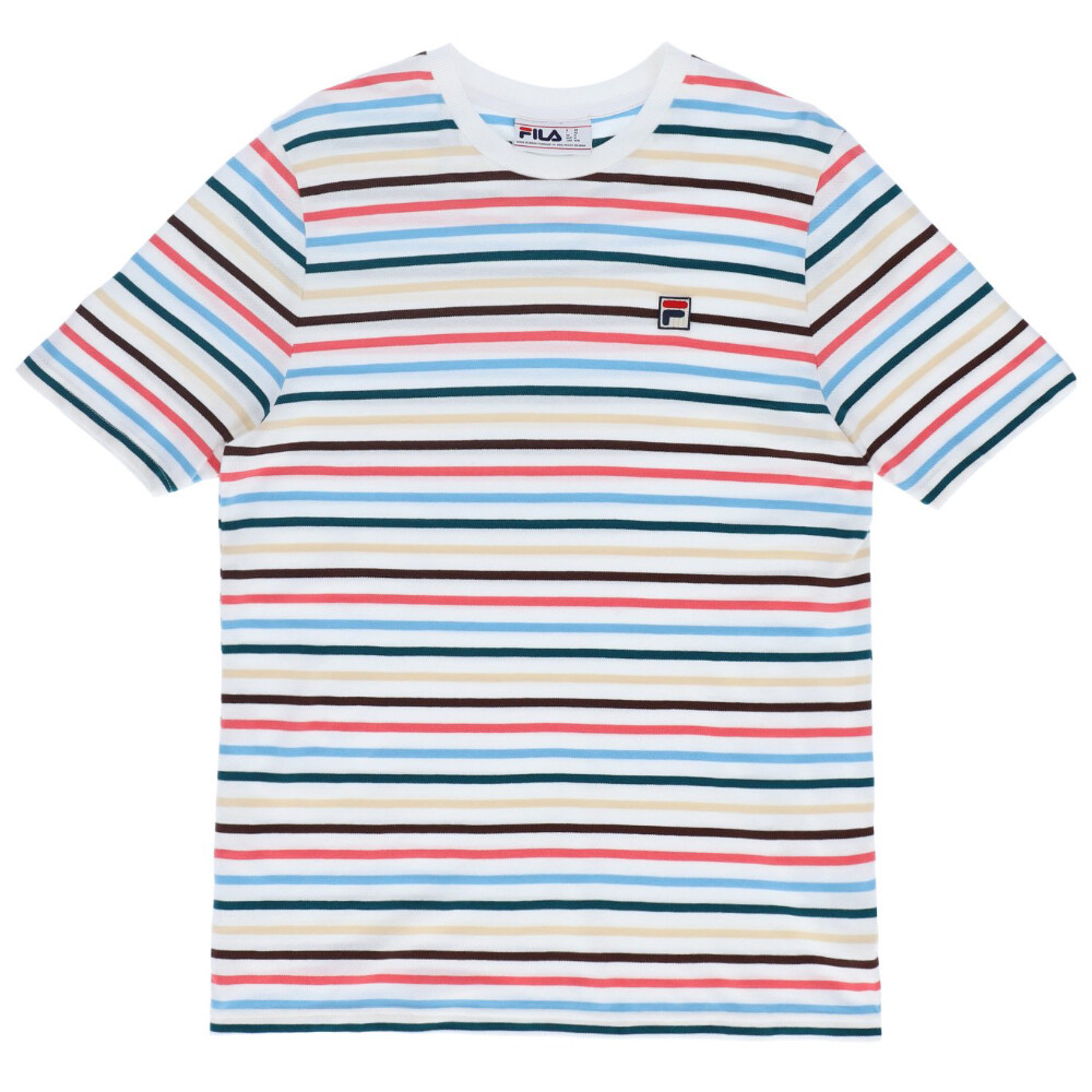 T shirt Fila bianca multi Vara a righe