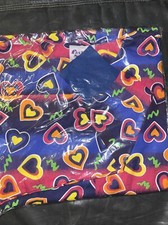 Fashion Scrubs Long Sleeve Scrub Top. Hearts. Size Xs New
