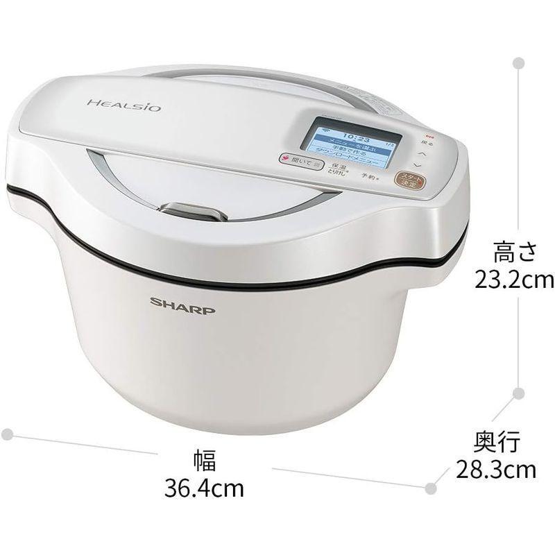 Sharp HELSIO Hot Cook Electric Cooking Anhydrous White KN-HW16E-W