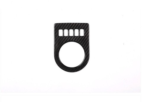 For Jaguar XE 2016-2019 Carbon Fiber Middle Console Gear Shift Frame Trim 1PCS - Picture 7 of 16