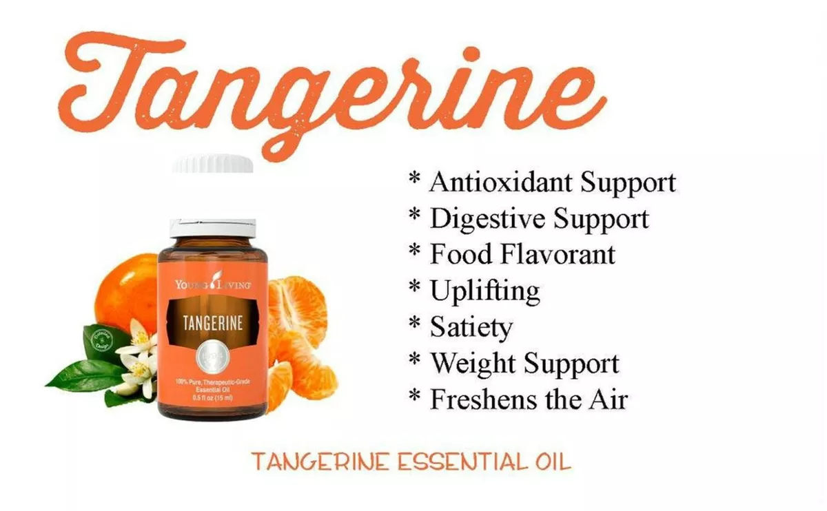 Young Living Essential Oils New Sealed Tangerine 15ml Oil