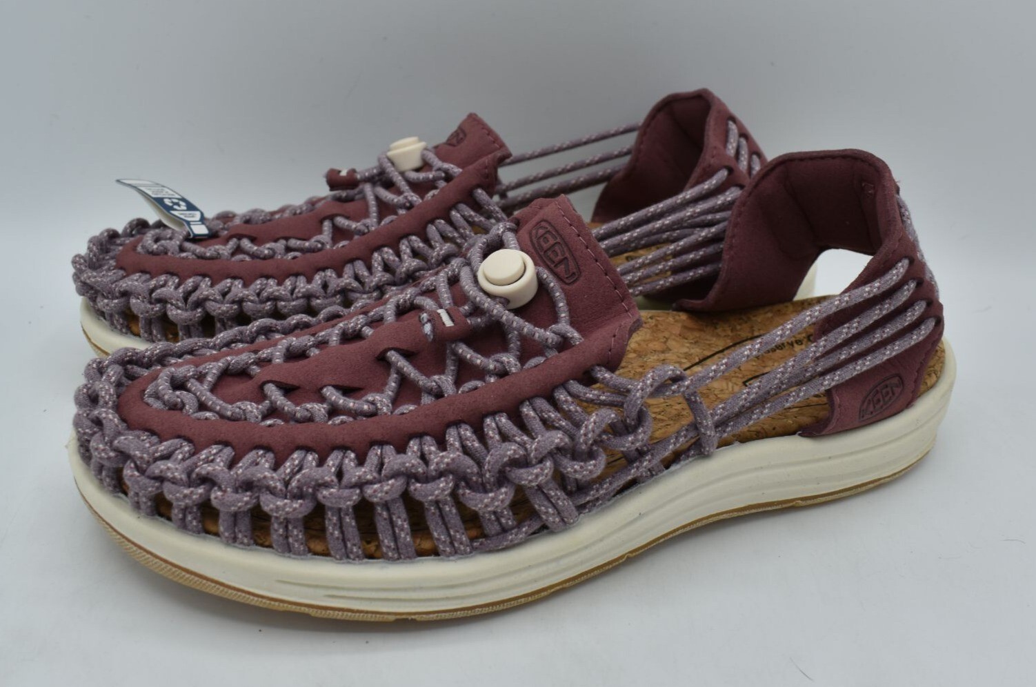 Scarpe sandali Keen donna taglia 9 5 Uneek II Harvest rosa marrone betulla