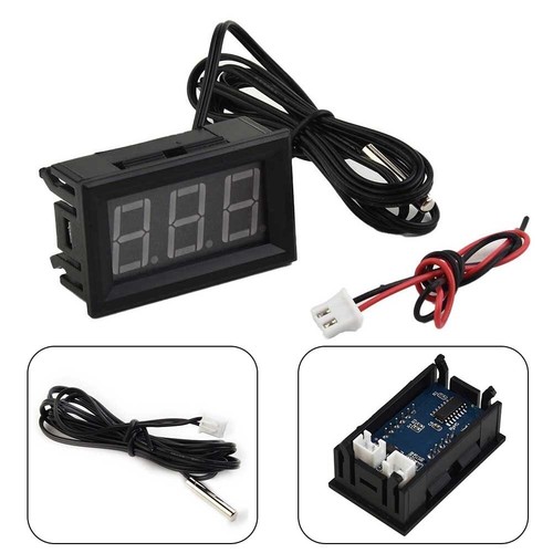 1x LED Mini-Digital Thermometer 12V Car Temperature Panel Meter Gauge+Temp Probe - Imagen 3 de 56