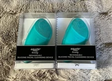2 New Equate Beauty Rechargeable Silicone Facial Cleansing Device