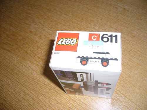 VINTAGE LEGO SET 611, UNOPENED NEW, 1973 POLICE CAR, VERY RARE. - Picture 9 of 9