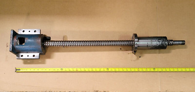 Y AXIS BALL SCREW ASSY. W/ BEARING HOUSING, 44'' OAL FROM AKIRA SEIKI PERFORMA V4