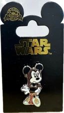 Trading Pin - Disney Disneyland Park - Star Wars Minnie Mouse Princess Leia NEW