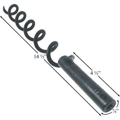 Quadra-Fire Feed Spring Auger Shaft (14.5''): SRV7001-046-AMP