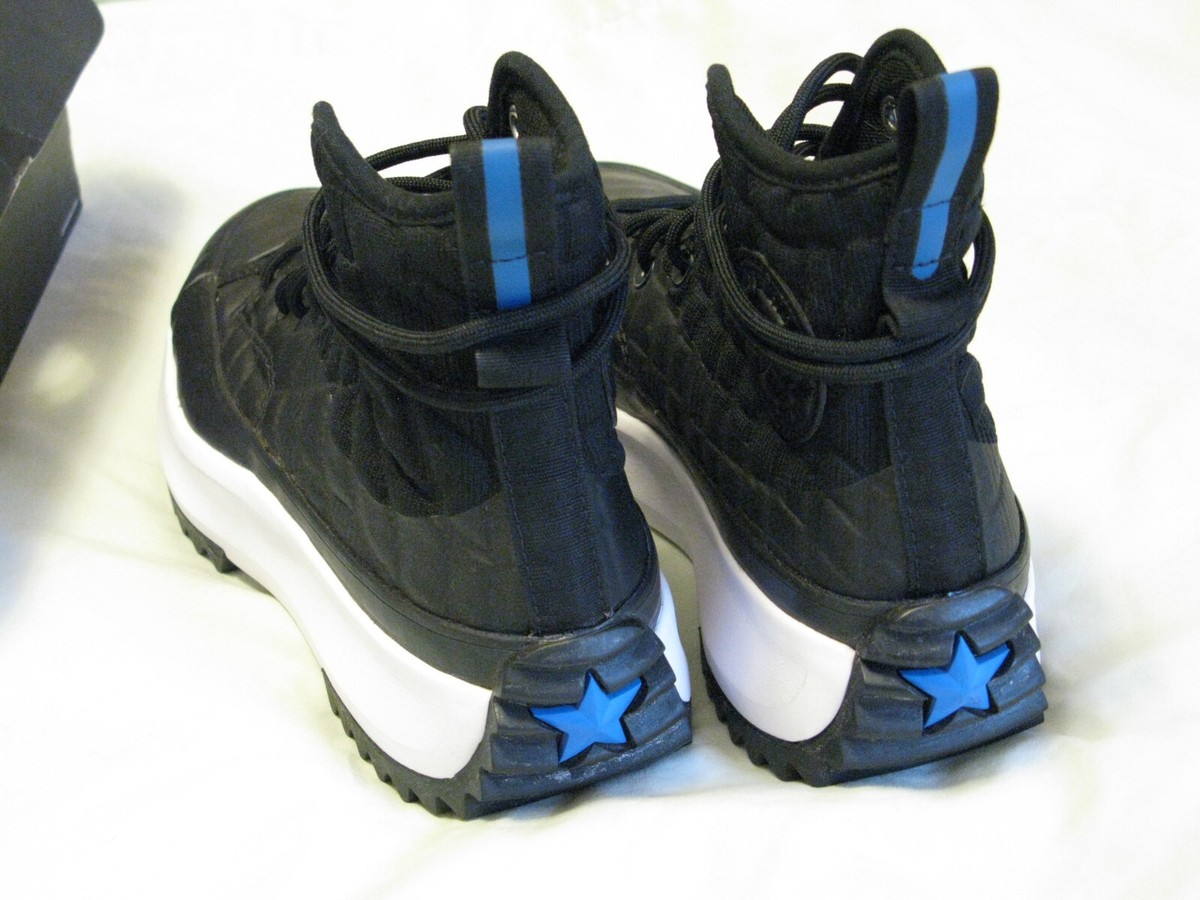 Converse Run Star Hike High Shoes Black 170246C US Womens Sz NEW