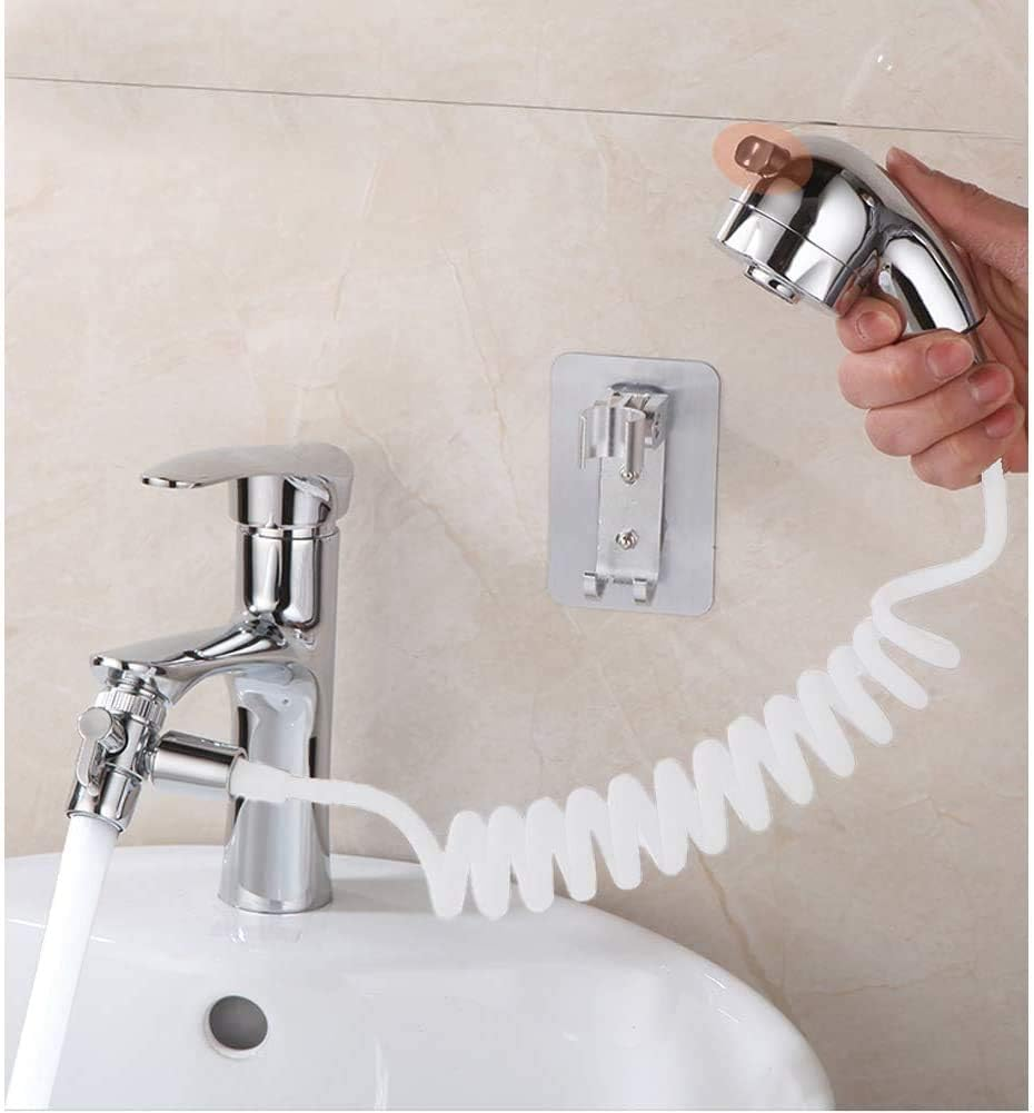 Sink Faucet Sprayer Hand Shower Sink Shower Hose Sprayer for Hair Washing,Faucet