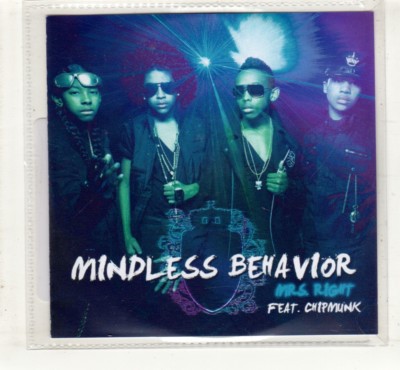 (HL911) Mindless Behavior, Mrs Right ft Chipmonk - DJ CD